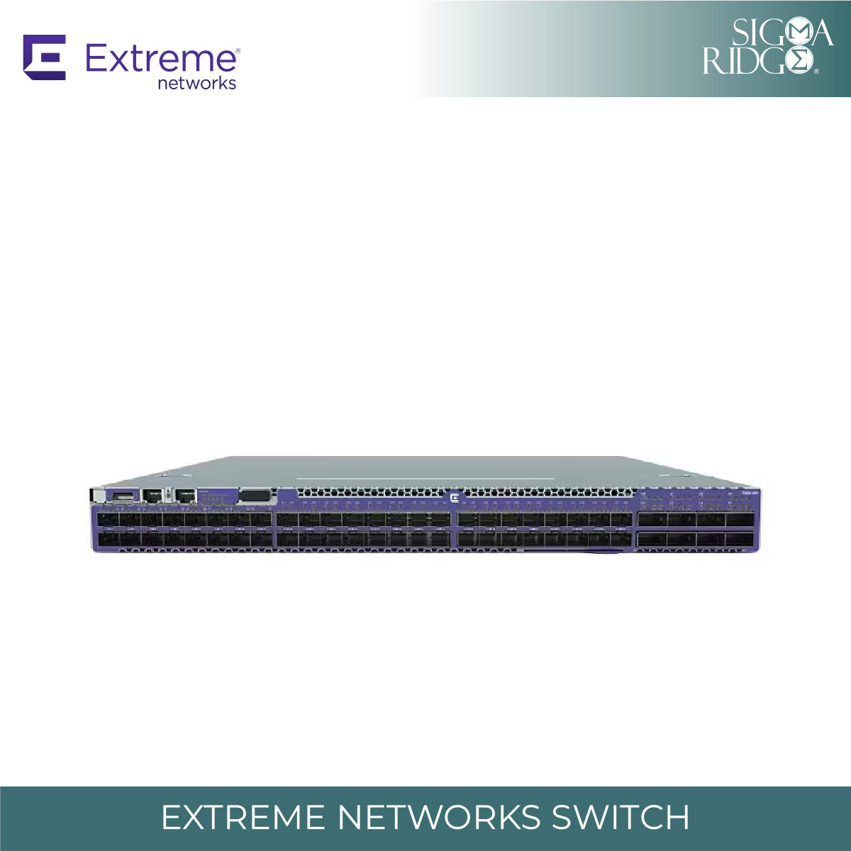 Conmutador Ethernet Extreme Networks 7520-48Y con flujo de aire de atrás hacia adelante