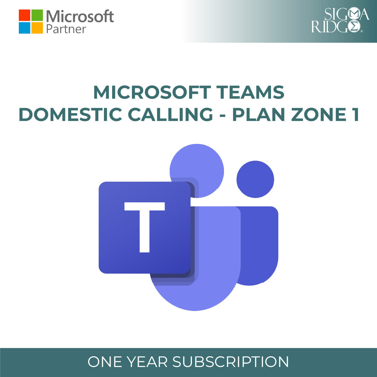 Plan de llamadas nacionales de Microsoft Teams Zona 1