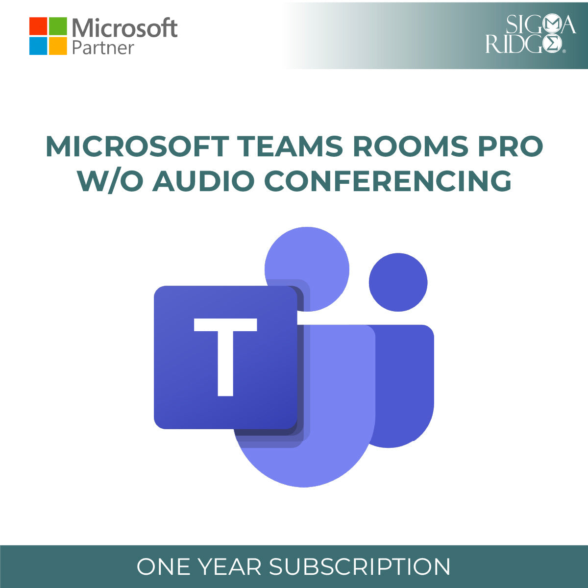 Microsoft Teams Rooms Pro sin audioconferencia